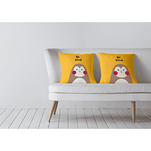 Coussin Enfant Hibou – Multicouleur