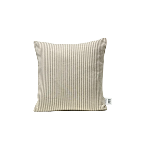 Coussin Exterieur Rayé 45X45Cm – Beige Textile