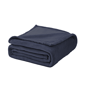 Couverture Flanelle Miko & Mino 220X240 - Bleu Essentiel HIVER