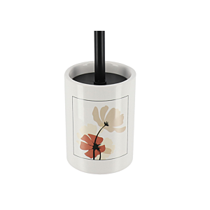 Brosse Tige Inox Flora - Blanc