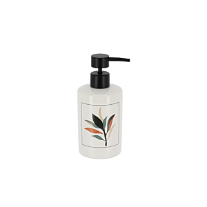 Distributeur À Savon Flora En Dolomite - Blanc Soldes été
