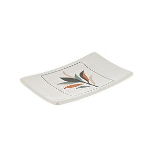 Porte Savon En Dolomite Flora - Blanc Portes savon