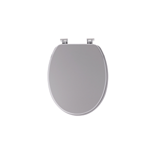 Abattant Wc Prestige 18 Pouces - Gris Clair Brosses WC