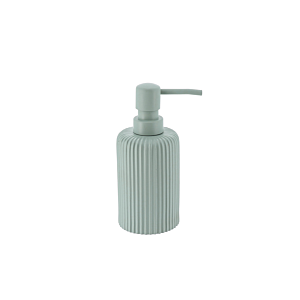 Distributeur À Savon Strié 230Ml - Vert Eucalyptus Salle de bain