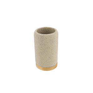 Gobelet Tisse Effet Maille Et Bambou - Naturel Offres Ramadan
