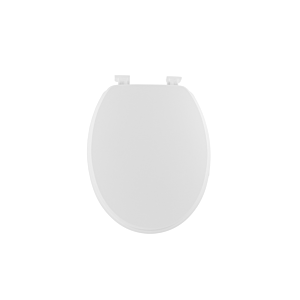 Abattant Wc 18 Pouces Attaches Plastiques - Blanc Brosses WC