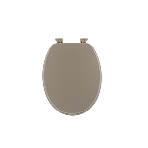 Abattant Wc 18 Pouces Attaches Plastiques - Taupe Brosses WC