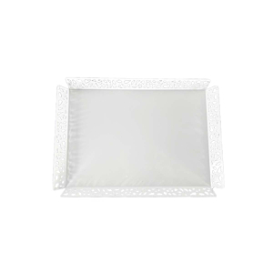 Plat De Presentation Zine 30Cm - Blanc