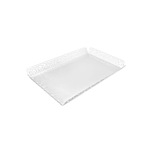 Plat De Presentation Zine 20Cm - Blanc Serviteurs