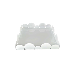 Plat De Presentation Nos Bubble - Blanc