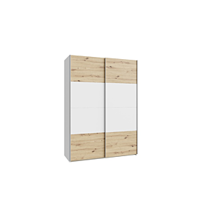 Armoire Schattmatt - Blanc Chêne Soldes été vague 2