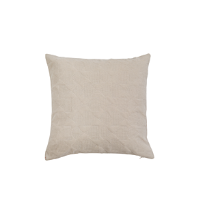Coussin Avec Zip Et Remplissage 45X45Cm - Écru Essentiel HIVER
