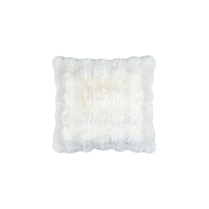 Coussin Fourrure Nebraska 45X45Cm - Écru Essentiel HIVER