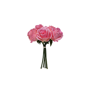 Bouquet De Roses Artificielles 26Cm - Rose Offres Ramadanesques