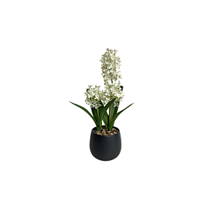 Plante Artificielle Hyacinth Avec Pot 40Cm - Blanc Offres Ramadanesques