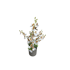 Plante Artificielle Orchidée Avec Pot 43Cm - Multicouleur Offres Ramadanesques