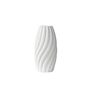 Vase Ondule 11.5X21X4.5 Cm - Blanc Vases décoratifs