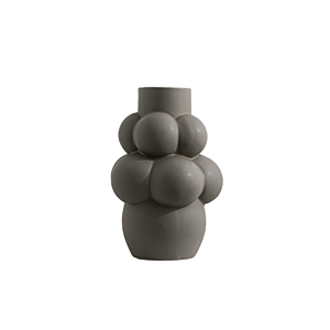 Vase Bubble Mat 15X22.3X6Cm - Gris Clair Vases décoratifs