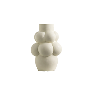 Vase Bubble Mat 15X22.3X6Cm - Beige Vases décoratifs