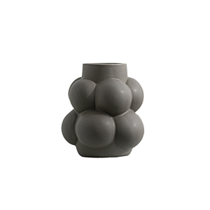 Vase Bubble Mat 13X14.5X6Cm - Gris Clair Vases décoratifs