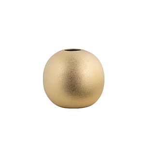 Vase Boule 11.2X10.3X3Cm - Doré Vases