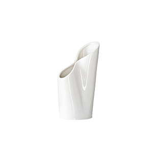 Vase Avec Col Enroule 9X23.6X11Cm - Blanc Vases