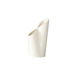 Vase Avec Col Enroule 9X23.6X11 Cm - Crème Vases décoratifs