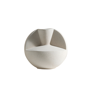 Vase Decoratif 16X14.5X6Cm - Blanc Vases décoratifs