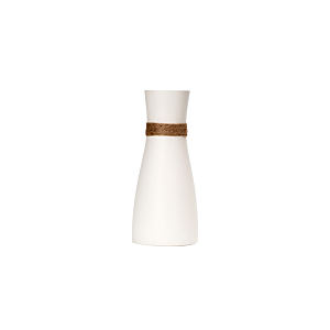 Vase Avec Corde Decorative 8.5X20X6Cm - Blanc Vases décoratifs