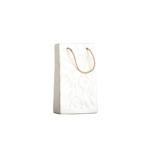 Vase Effet Sac Froisse 14.2X25.2X13.5Cm - Beige Vases décoratifs