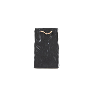 Vase Effet Sac Froisse 12X20X11.4Cm - Noir Vases décoratifs