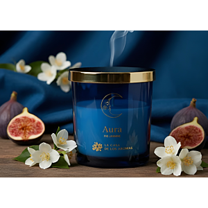 Bougie Mystic Aura 150G - Bleu