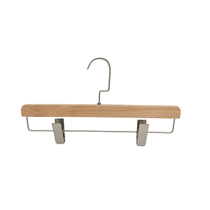 Porte-Jupe/Pantalon En Bois Naturel – Blanc Rangement pratique
