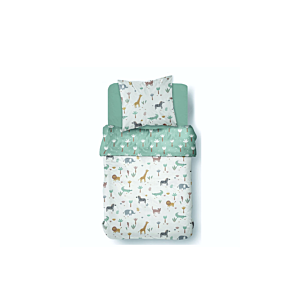 Parure De Lit Happy Jungle 140X200Cm - Multicouleur Essentiel HIVER