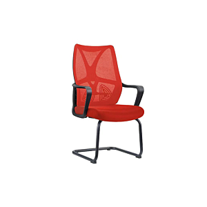 Fauteuil Visiteur Respira Mesh - Rouge