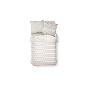 Parure De Lit Imprimé 240X220Cm Feuilles Sunshine - Beige Essentiel HIVER