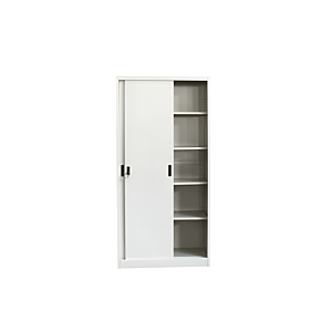 Armoire Rangement Solidis 185Cm – Blanc Crème