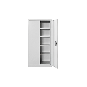 Armoire Rangement Solidis Portes Battantes - Blanc