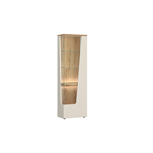 Vitrine Cut Out 1 Porte Droite - Chêne Beige Offres Ramadan