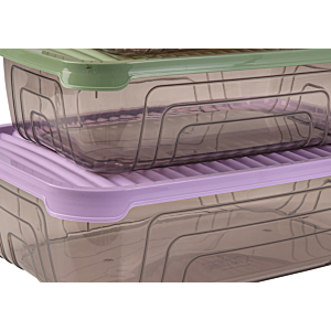 Set De 3 Boîtes De Rangements - Multicouleur