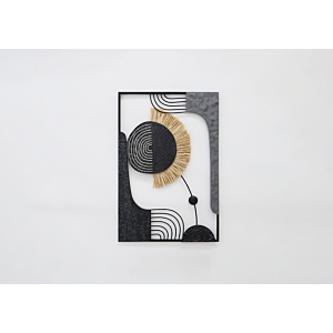 Decoration Murale 40.0X59.7X1.9 - Multicouleur