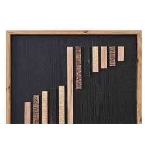 Décoration Murale 49.5X49.5X3.2Cm - Multicouleur