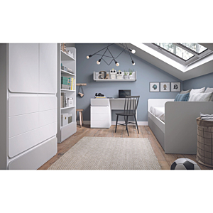 Bureau Flexi - Blanc / Gris Clair