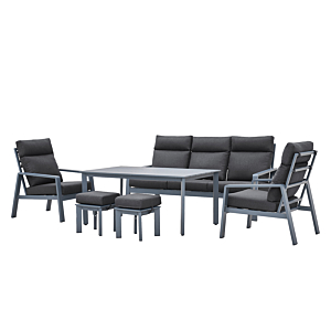 Salon De Jardin Paradise - Anthracite Meubles jardin