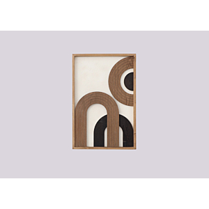 Décoration Murale 40.0X59.7X2.5 – Multicouleur