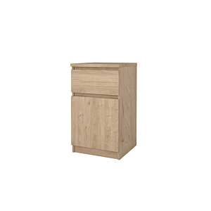 Table De Chevet Naia 1 Porte Et 1Tiroir - Chêne Soldes été vague 2
