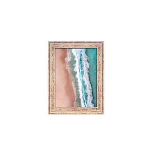Cadre Photo Vintage 13X18Cm - Naturel Offres Ramadanesques