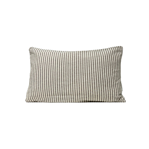 Coussin Exterieur Rayé 30X50Cm - Marron Textile