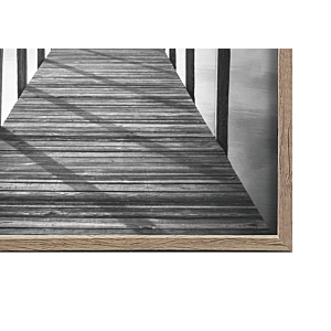 Cadre Photo Evasion En Aluminium 46X61Cm - Gris Chêne
