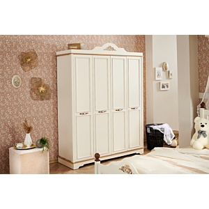 Armoire Ayla - Blanc / Chêne